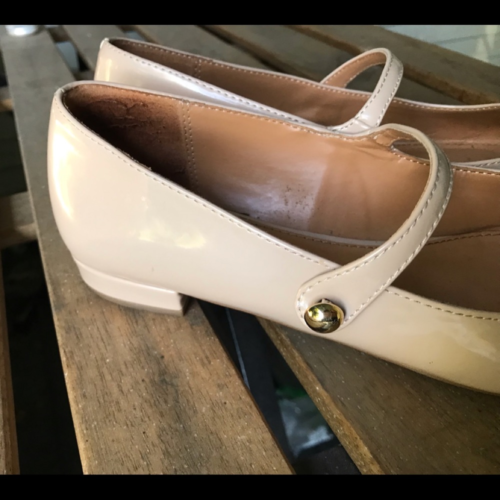 J.Crew Mary Janes Nude